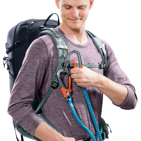 Картинка рюкзак туристический Deuter Trail Pro 33 Black-Shale - 8