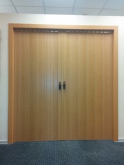 Перегородки гармошки без витражей