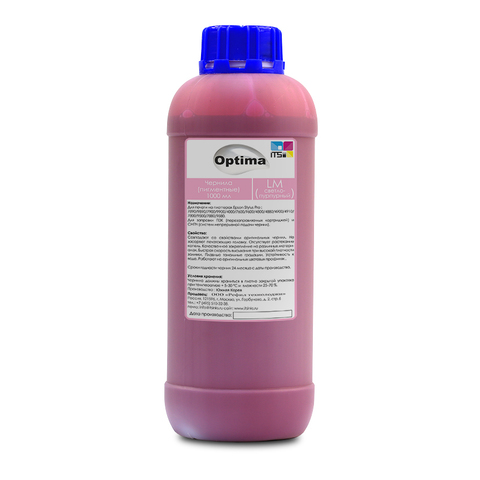 Пигментные чернила Optima для Epson 7890/9890 Light Magenta 1000 мл