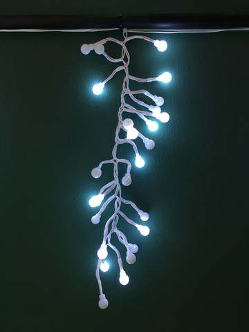 Гирлянда гроздья ягод холодный свет 130 LED Luca Lighting