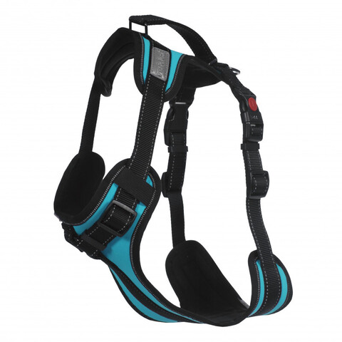 Шлейка   RUKKA PETS SOLID HARNESS анатомическая с мягкой подкладкой, цвет голубой