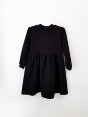Платье школьное черное (теплое)