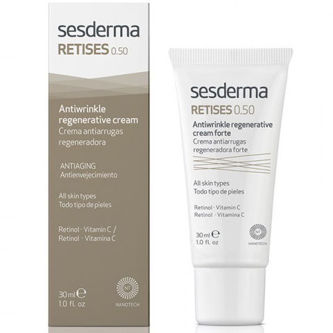 Sesderma RETISES: Крем регенерирующий против морщин форте 0,50% для лица (0,50% Antiwrinkle Regenerative Cream Forte)