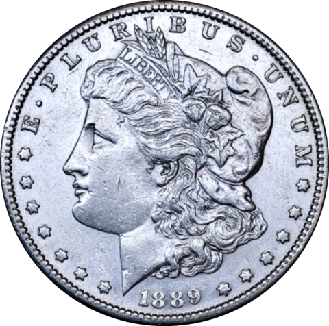 1 доллар Morgan  1889 S