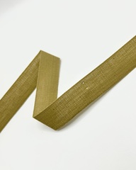 Киперная лента, цвет: оливковый, ширина 17 мм