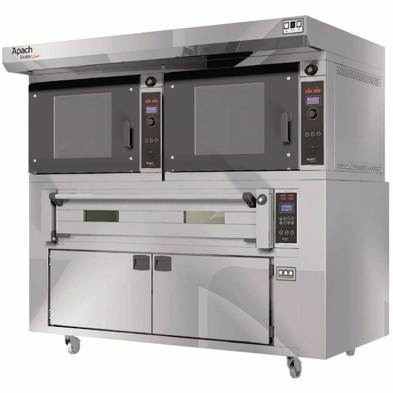 ПЕЧЬ КОНВЕКЦИОННАЯ С ПОДОМ С РАССТОЙКОЙ APACH BAKERY LINE 2K5TP DP+E4L18PA DPBI-T