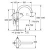 Смеситель для ванны напольный Grohe Atrio 32653DC3