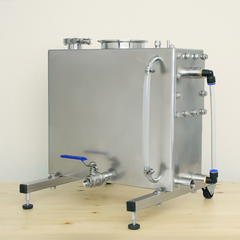 Непрерывный парогенератор для НБК (непрерывной бражной колонны) и барботера для густых браг