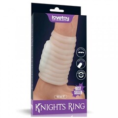 Насадка на пенис с вибрацией Wave Knights Ring  (10*3,7)