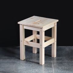 Табурет деревянный Ральф для кухни из массива сосны, с крышкой из 2-х частей