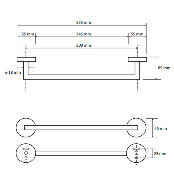 держатель полотенец OMEGA