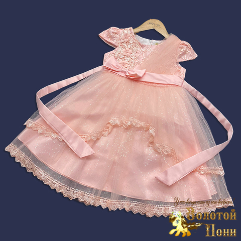 Платье нарядное д (6-10) 251023-GN598