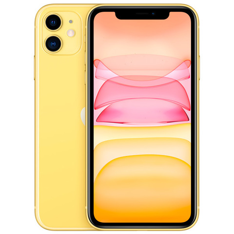 iPhone 11, 128 ГБ, желтый