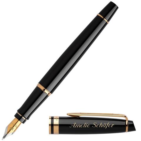 Перьевая ручка Waterman Expert 3, цвет: Black Laque GT, перо: F123