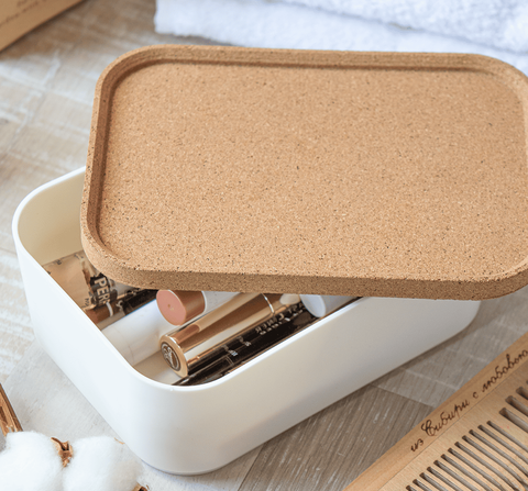 Корзина Korely mini, слоновая кость