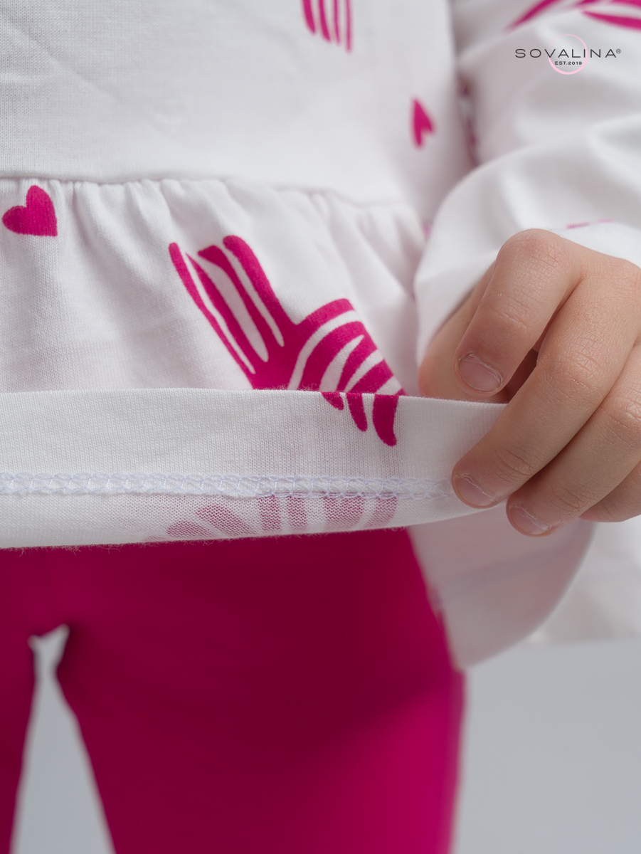 Костюм Алиса SG алые бантики-фуксия