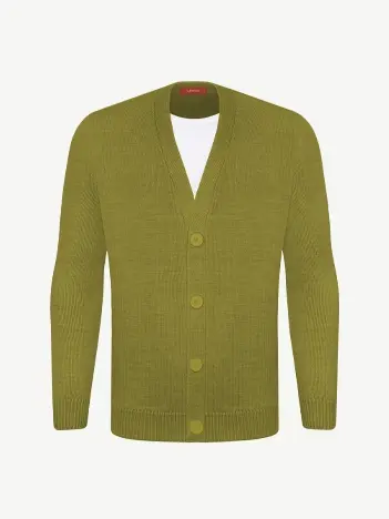 Кардиган с пуговицами из шелка