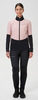 Премиальная куртка для лыж и зимнего бега Nordski Hybrid Pro 2.0 Black/Soft Pink W женская