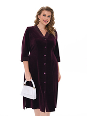 4067 Халат на пуговицах