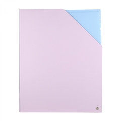 
          Папка архивная Alingar, A4, 330*250 мм, пластик, 1500 мкм, на резинке с 4 файлами, розовая