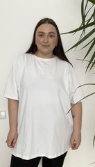 Футболка OverSize молочная
