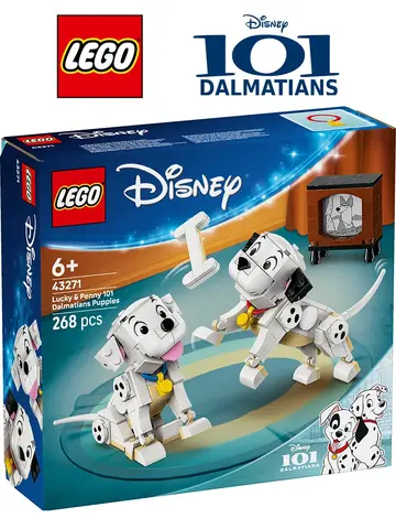 Конструктор Disney 43271 Щенки далматинцев Лаки и Пенни