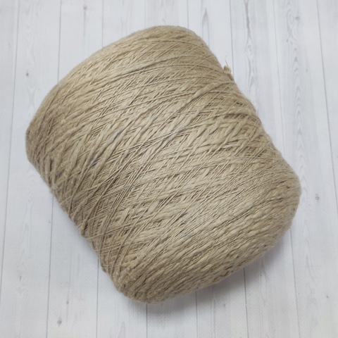 Пряжа Хлопок фламме 250 м 08 бежевый