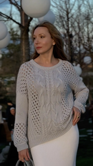 Мастер-класс по вязанию спицами джемпера 