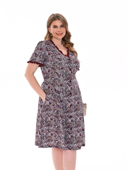 4549 Халат на пуговицах