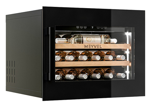 Винный шкаф MEYVEL MV19PRO-KBB1 49 л 592х572х455 мм сталь, черный