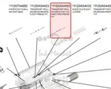 Ролик транспортный привода выхода Ricoh Transport roller:drive:exit:connecting: press fit оригинальный D0A54455