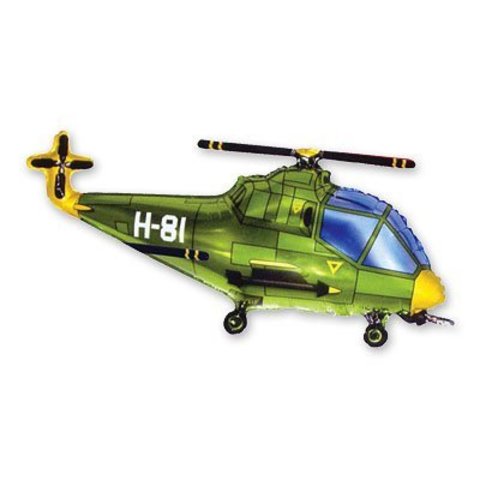 фигура Вертолет зеленый