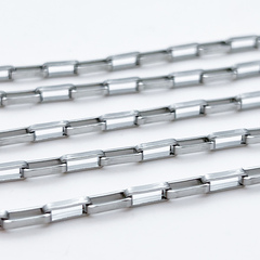 Цепочка, сталь, размер звена 8*2,8 мм, цена за 50 см