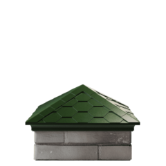 Колпак полимеркомпозитный Everest 390*390 (1,5 кирпича) зеленый
