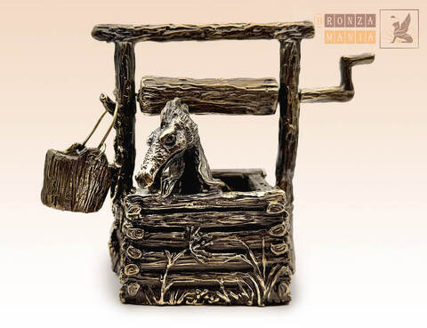 статуэтка Щука в колодце (По щучьему велению)