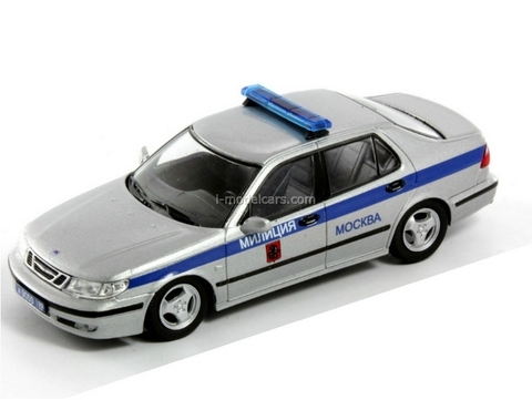 SAAB 9-5 Police Moscow Russia 1:43 DeAgostini World's Police Car #48