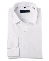 Сорочка Casamoda Modern Fit 393174500-000 белая под костюм