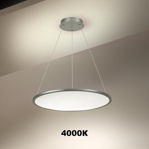 358588 OVER NT21 110 серебро Подвесной светодиодный светильник IP20 LED 3000~6000К ITER