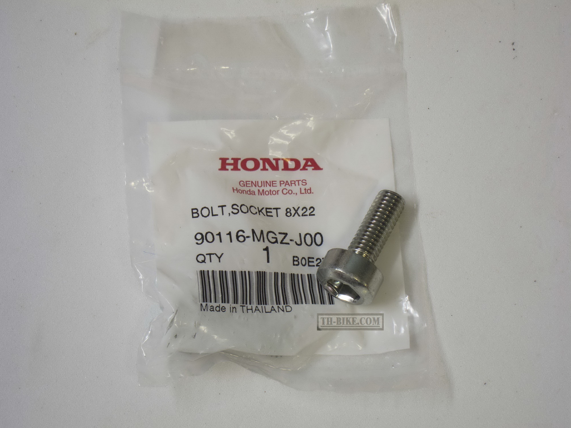 90116-MGZ-J00. BOLT, SOCKET, 8X22 - buy | OEM spare parts from 