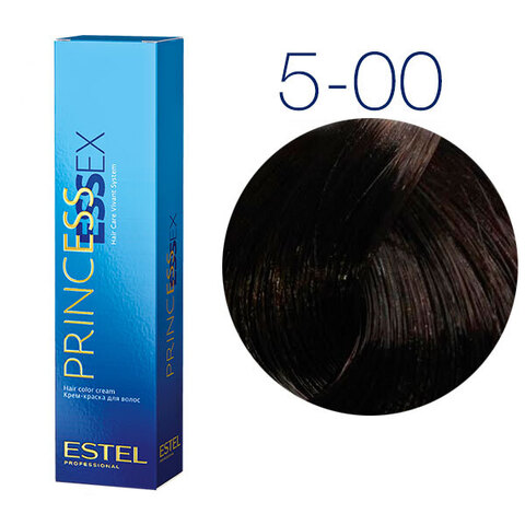 Estel Professional Princess Essex 5-00 (Светлый шатен) - Крем-краска для седых волос