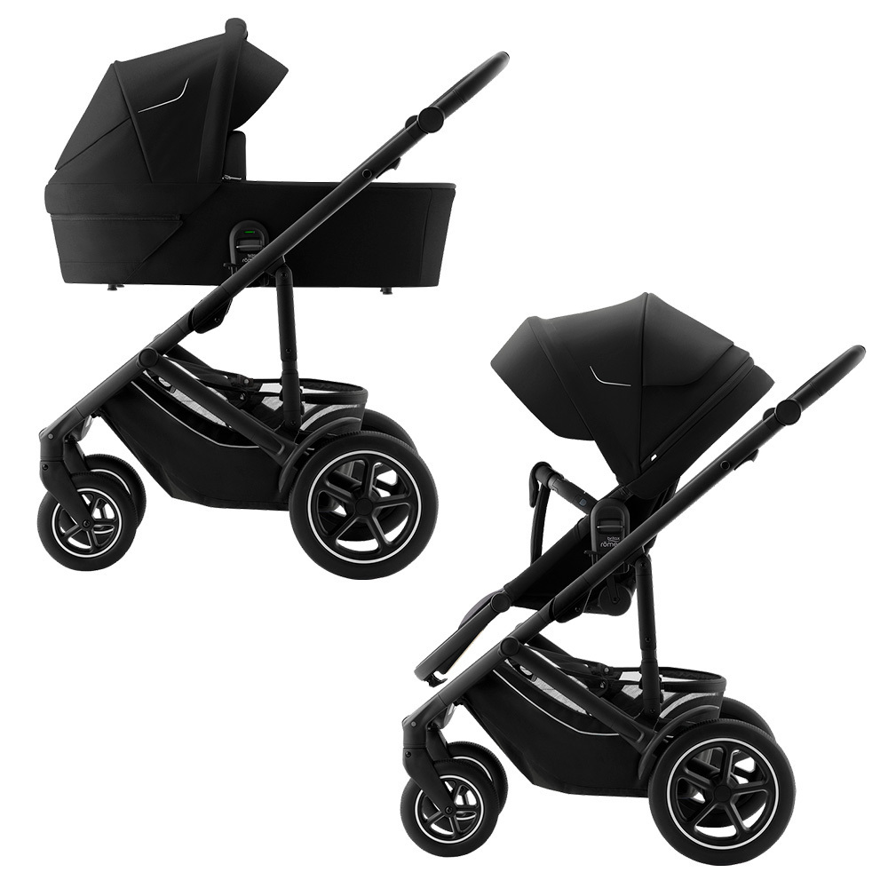 Kidmall просп славы 55 санкт петербург фото Коляска 2 в 1 Britax Roemer Smile 5Z Space Black - купить за 82 990 руб Kid Mall