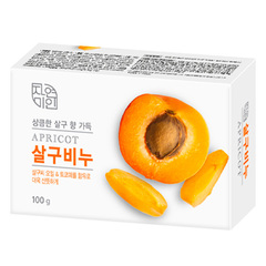 Мыло для лица Mukunghwa, восстанавливающее, масло абрикоса, 100 г