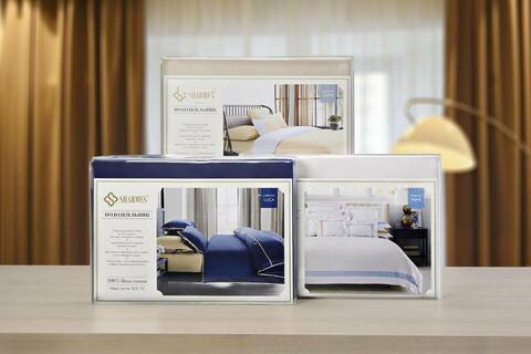 Постельное белье семейное Sharmes Psihea серое