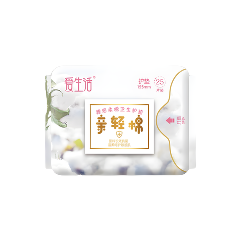 (1 PV) iLiFE Qinqingmian гигиенические прокладки 25 шт.*155 мм (Ежедневные)
