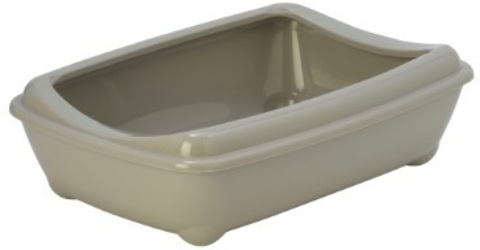 Moderna туалет-лоток Arist-o-tray M c бортом 43x30x12h см, серый