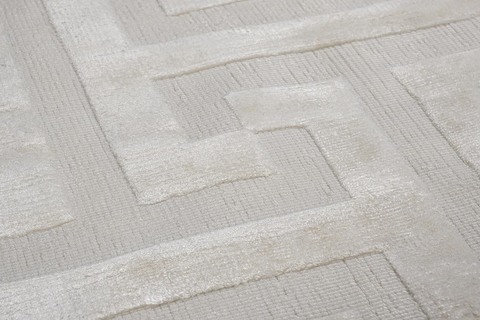 Ковер из вискозы 200х300 Garda Decor Maroc Oyester серебристый