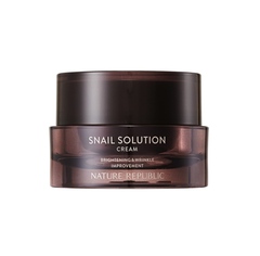 NATURE REPUBLIC Крем для лица с муцином улитки Snail Solution Cream