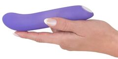 Фиолетовый мини-вибратор Flashing Mini Vibe - 15,2 см. - 