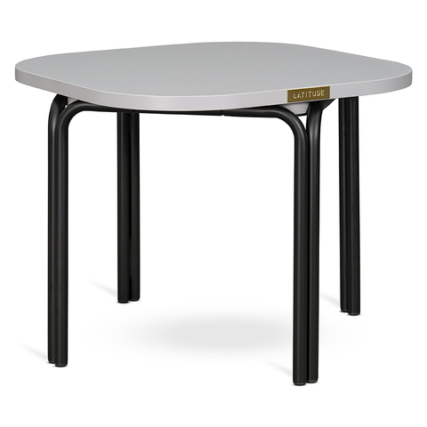 Столик кофейный ror, 50х50 см, черный/серый