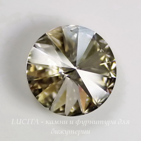 1122 Rivoli Ювелирные стразы Сваровски Crystal Silver Shade (12 мм)